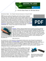 Thermal Energy Harvesting Infinite Clean Power For Wireless