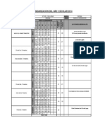 Calendarizacion I.E. 345 - 2014