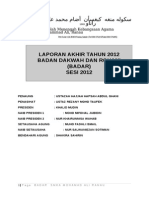 Laporan Akhir Tahun 2012 Badar