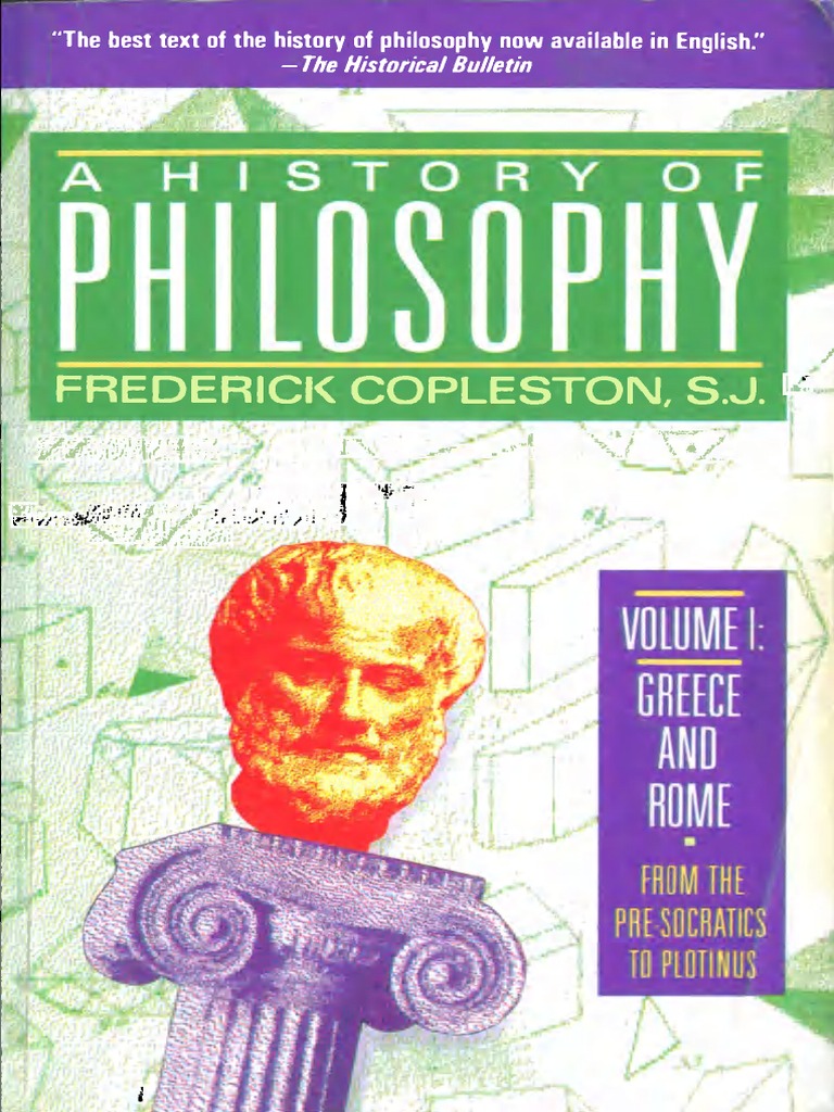 Copleston FR., A History of Philosophy Vol 1 Greece and Rome | PDF