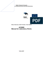 ACS800 Manual for Laboratory Works