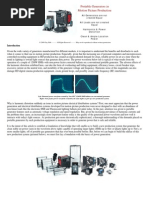 Portable Generators in Motion Picture Production