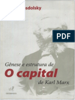 Genese e Estrutura Do Capital de Karl Marx