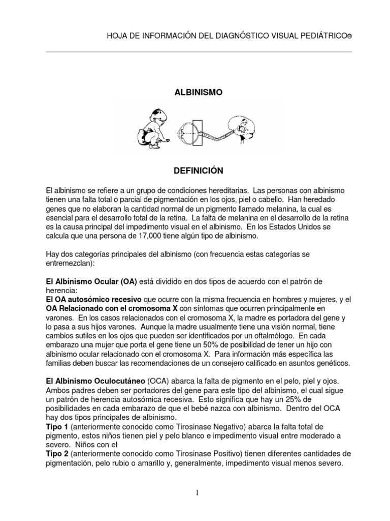 Albinism o | PDF