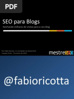 Campus Party SEO Para Blogs Fabio Ricotta