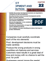 Product Development and Distribution: Objectives