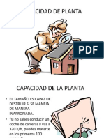 Planta Capacidad