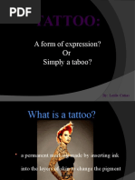 Download ToK presentation on Tattoo by leeonfire SN22366705 doc pdf