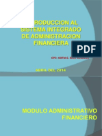 Modulo Administrativo Siaf 2014