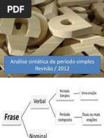 Sintaxe Do Perc3adodo Simples