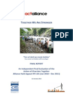 ACT Alliance Haiti Evaluation 2012