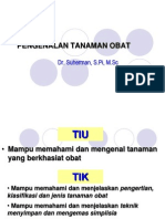 Pengenalan Tanaman Obat