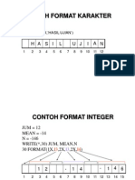 Fortran formatting examples