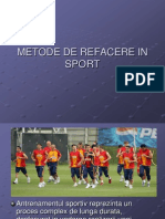 Metode de Refacere in Sport