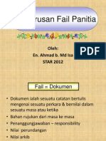 Pengurusan Fail Panitia 2012