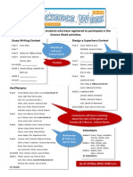 Science Week Participants