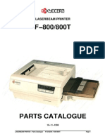 Kyocera F-800 Parts Manual