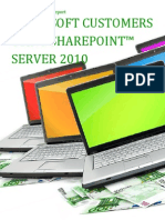 Microsoft Customers using SharePoint™ Server 2010 - Sales Intelligence™ Report