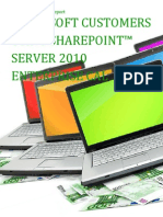 Microsoft Customers using SharePoint™ Server 2010 Enterprise CAL - Sales Intelligence™ Report