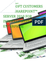 Microsoft Customers Using SharePoint™ Server 2010 For Internet Sites Enterprise - Sales Intelligence™ Report