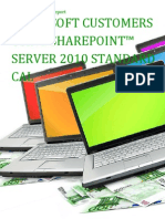 Microsoft Customers Using SharePoint™ Server 2010 Standard CAL - Sales Intelligence™ Report