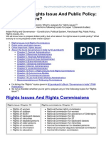 (Studyplan) Rights Issue and Public Policy: What To Prepare?