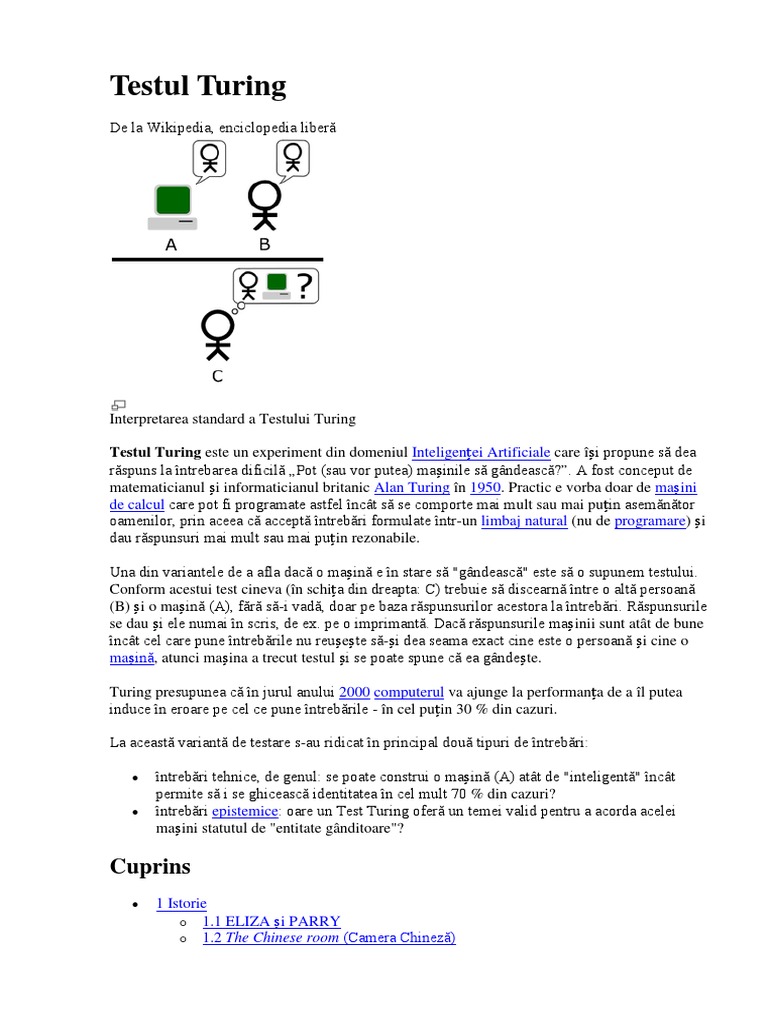 Testul Turing | PDF