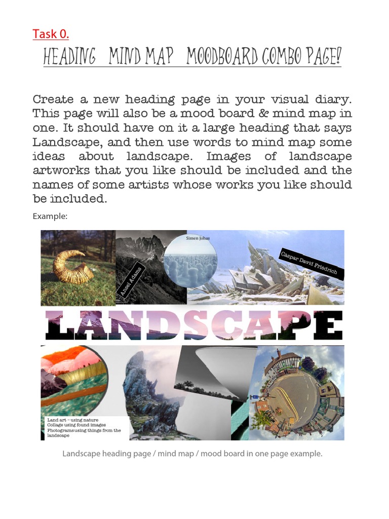 Task 0 Landscape | PDF