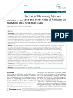 Comparing Risk Factors of HIV Among Hijra Sex