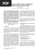 System Analysis With the MVA Method for Symmetrical Three-Phase Faults