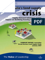 Australias Land Supply Crisis