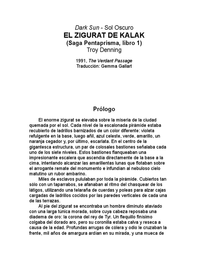 Denning Troy P01 El Zigurat De Kalak Rtf Naturaleza denning troy p01 el zigurat de