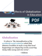 Effects of Globalization in Education