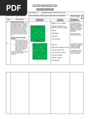 appendix 7 - session plan