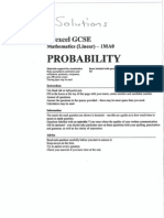 GCSE Topics - Probability - Questions