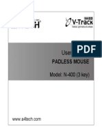 User Manual: Padless Mouse