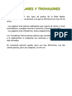 Juglares y Travadores PDF