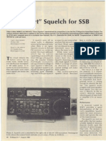 Smart Squelch Detects Human Voice for SSB Radio