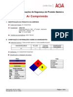 Ar Comprimido - FISPQ