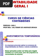 Contabiliade Geral I - Cap 5