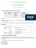 Convocatoria Copa Palacio 2014