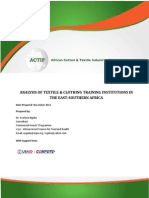 ACTIF Report of Textile and Clothing Training Institutions in ESA Region_Dr E. Nguku_Nov 2012
