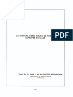 La Tortura Como Abuso de Poder Aspectos Penales