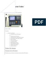 Fanuc 21i Alarm Codes