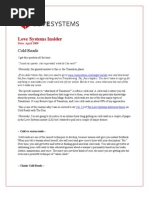 Download Love Systems Insider Cold Reads Transitioning by Love Systems SN22379513 doc pdf