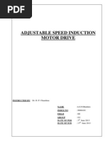 Adjustable Speed Induction Motor Drive