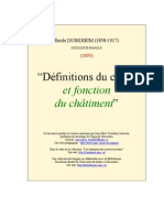 Def Crime Fonction Chatiment