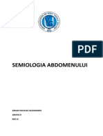 Semiologia Abdomenului