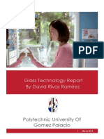 Glass Technology Report by David Rivas Ramírez: Polytechnic University of Gomez Palacio