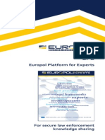 Europol Platform For Experts: For Secure Law Enforcement Knowledge Sharing